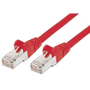 PremiumCord Netzwerkkabel, Ethernet, LAN & Patch Kabel CAT6a, 10Gbit/s, S/FTP PIMF Schirmung, AWG 26/7, 100 Prozent Cu, schnell flexibel und robust RJ45 kabel, rot, 3m