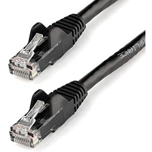 StarTech.com 7m Cat6 Snagless Gigabit UTP Netzwerkkabel Cat 6 RJ45 Netzwerkkabel mit Knickschutz Schwarz