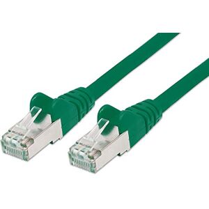 PremiumCord Netzwerkkabel, Ethernet, LAN & Patch Kabel CAT6a, 10Gbit/s, S/FTP PIMF Schirmung, AWG 26/7, 100% Cu, schnell flexibel und robust RJ45 kabel, grün, 1m