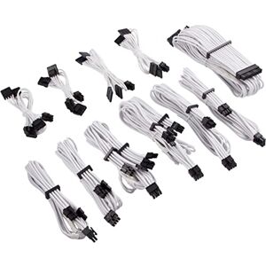 Corsair Premium Sleeved Netzteil Pro-Kabel-Set Typ4 (Generation 4-Serie) Weiß