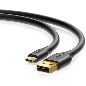 Sentivus U203-300 Pro Series Micro USB Daten-/Ladekabel (Micro USB Stecker auf USB-A Stecker), 3,00m, schwarz