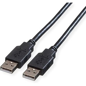 ROLINE USB 2.0 Kabel, Typ A-A, Typ A-A, schwarz, 3 m