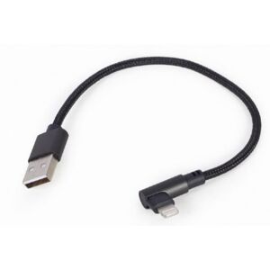 Gembird CC-USB2-AMLML-0.2M - Abgewinkeltes 8-poliges USB-Lade- und Datenkabel / Lightning - 0.2m
