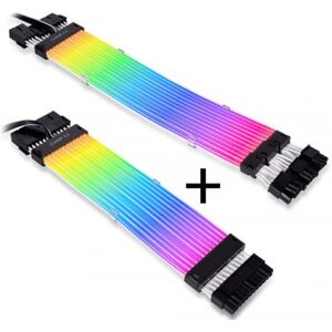 Lian-Li Strimer Plus V2 RGB Mainboardkabel + Strimer Plus V2 Triple 8-Pin RGB VGA-Kabel