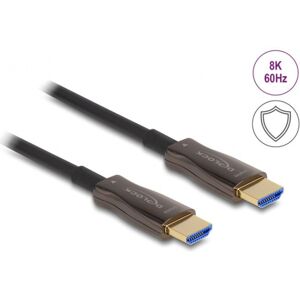 Delock 86080 - Aktives Optisches HDMI Kabel mit Metallarmierung 8K 60 Hz 100 m