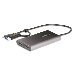 StarTech.com Startech 109B-USBC-HDMI - USB-C Dual HDMI Adapter - USB-C/USB HDMI Adapter für 2 4K 60Hz Monitore