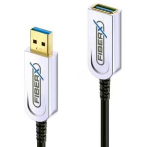 Divers FiberX USB 3.1-Verlängerungskabel AOC USB A - USB A 30 m