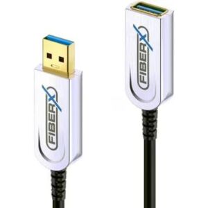 Divers FiberX USB 3.1-Verlängerungskabel AOC USB A - USB A 20 m