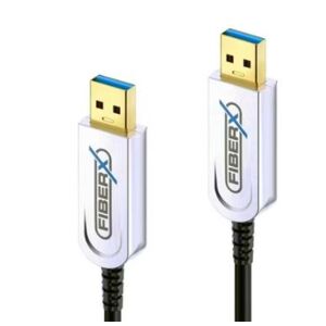 Divers FiberX USB 3.1-Kabel AOC USB A - USB A 35m