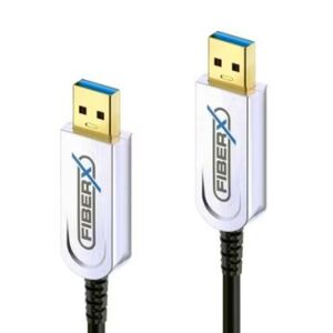 Divers FiberX USB 3.1-Kabel AOC USB A - USB A 40m