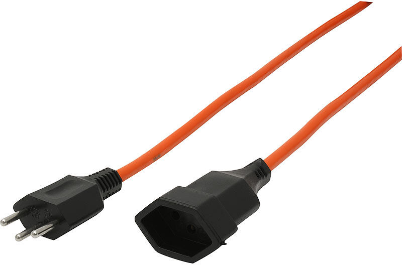 MAX HAURI AG Netzkabel Stromkabel Verlängerung EPR / PUR 3x 1,5mm 10 Meter T12, T13