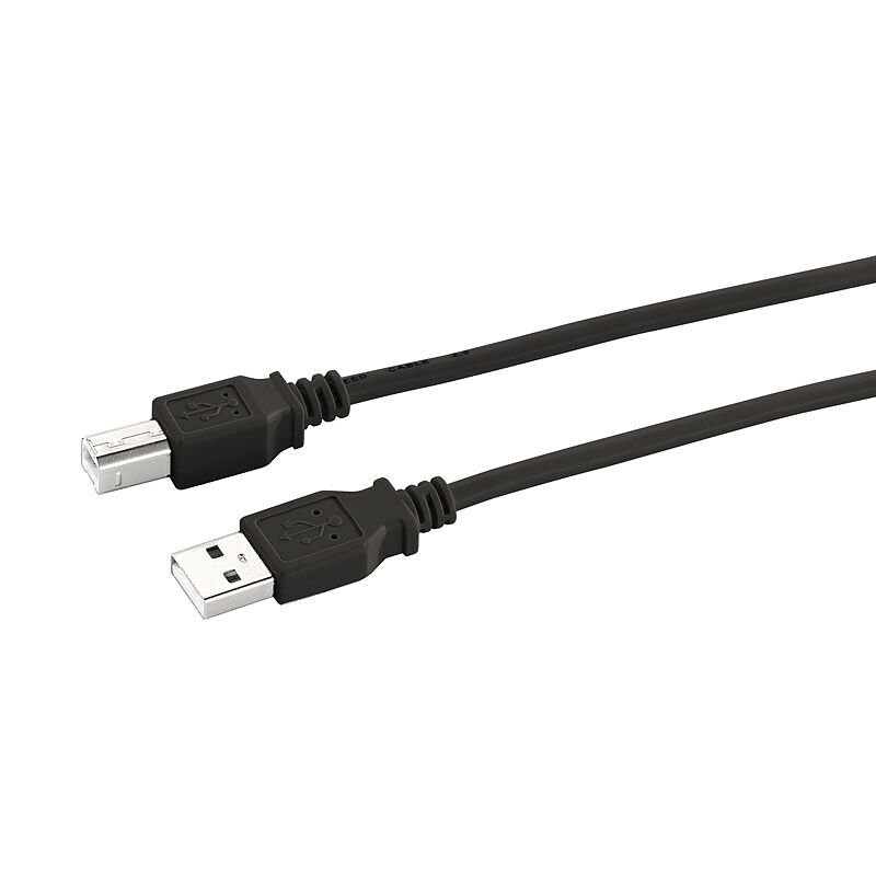 goobay USB 2.0 High-Speed Anschlusskabel 3 m schwarz