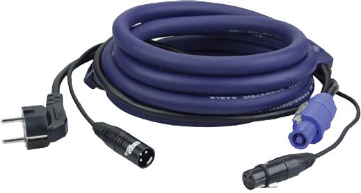 DAP Audio LICHT Power-Signal Powerconkabel 10m, Powercon blau