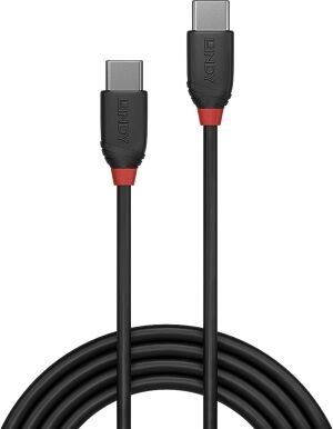 Lindy 36907 USB-Kabel, 1.5m, Black Line, USB C 3.1, USB C 3.1