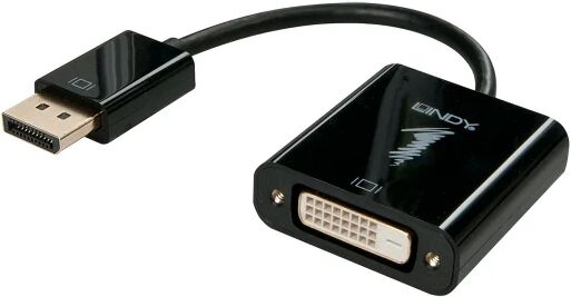 Lindy 41734 Video-Adapter, 0.15m, DisplayPort male / DVI-D female