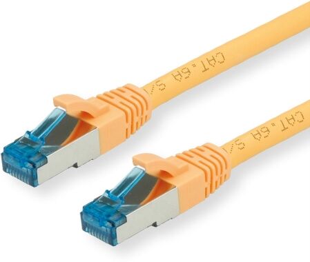 Value CAT6A-Netzwerkkabel, S/FTP, 10m, gelb