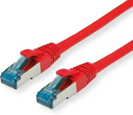 Value CAT6A-Netzwerkkabel, S/FTP, 15m, rot