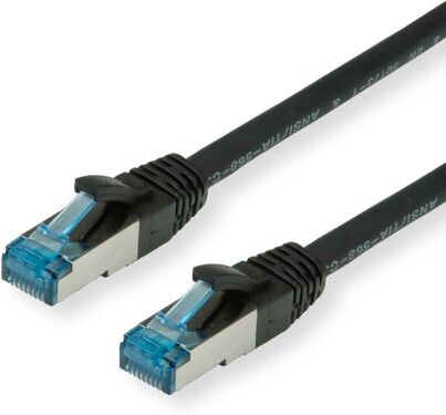 Value CAT6A-Netzwerkkabel, S/FTP, 10m, schwarz