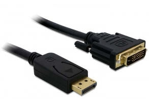 DeLock 82590 - Kabel Displayport > DVI 24+1 St/St 1m