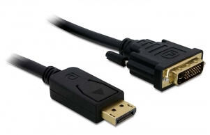 DeLock 82591 - Kabel Displayport > DVI 24+1 St/St 2m