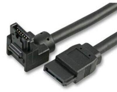 Akasa SATA 3.0 Kabel 50cm gewinkelt / gerade - black