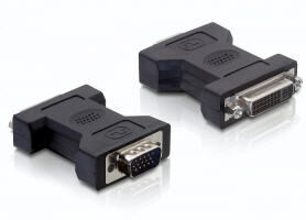 DeLock 65017 - Adapter DVI 24+5 Buchse > VGA 15pin Stecker