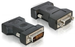 DeLock 65016 - Adapter DVI 24+5 Buchse > VGA 15pin Stecker