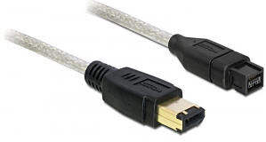 DeLock 82596 - FireWire Kabel 2.0m 9p/6p