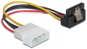 DeLock 60112 - Power SATA HDD Kabel mit Metallclip > 4pin Stecker- gewinkelt