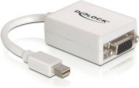 DeLock 65130 - Adapter mini Displayport > VGA 15 pin Buchse