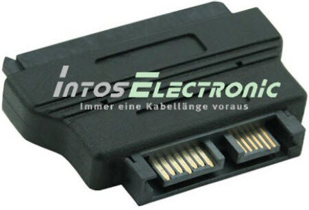 Inline SATA Adapter für 7+6 Slimline auf 7+15