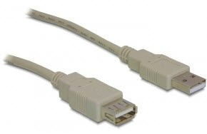 DeLock 82239 - Kabel USB 2.0 Verlängerung A/A 1.8m