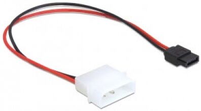 DeLock 82913 - Kabel IDE Power (Molex) > SATA Power 6 Pin