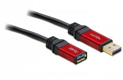 DeLock 82752 - Kabel USB 3.0-A Verlängerung Stecker / Buchse 1 m Premium