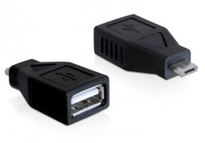 DeLock 65296 - Adapter USB micro-B Stecker > USB 2.0-A Buchse