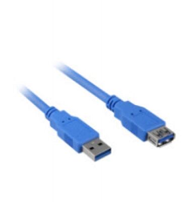 Sharkoon USB3 Verlängerung - Blau - 2m