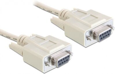 DeLock 84250 - Seriell Nullmodem 9 Pin Buchse / Buchse 5 m