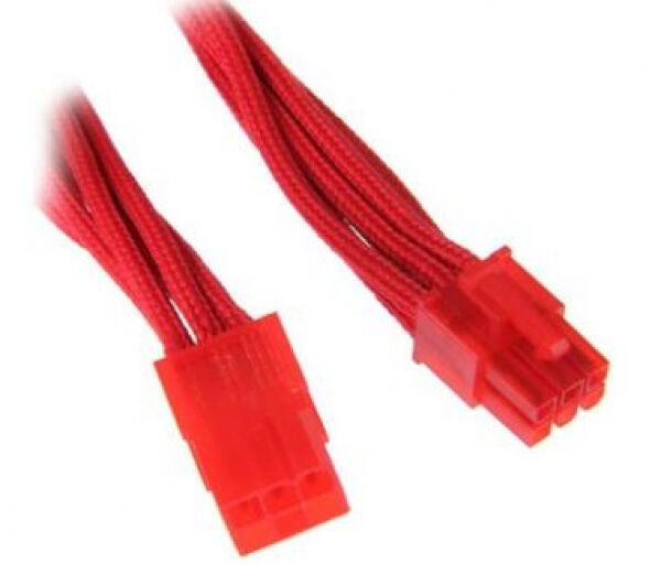BitFenix 6-Pin PCIe Verlängerung 45cm - sleeved red/red