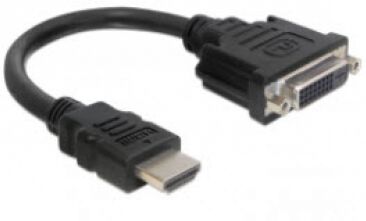 DeLock 65327 - Adapter HDMI Stecker > DVI 24+1 Buchse 20 cm