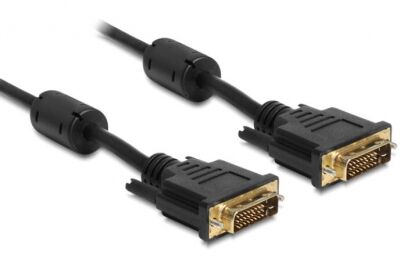DeLock 83189 - Kabel DVI 24+1 Stecker > Stecker 1 m