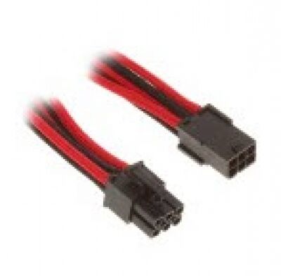 BitFenix 6-Pin PCIe Verlängerung 45cm - sleeved schwarz/rot/schwarz