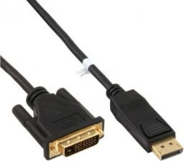 InLine DisplayPort zu DVI Konverter Kabel 5m - schwarz