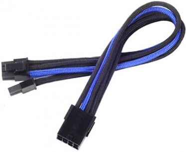 Silverstone ssT-PP07-MBBR - 1 x 8pin to PCI-E 8pin(6+2) connector - Black/Blue