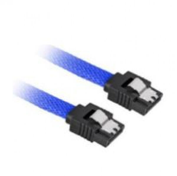 Sharkoon SATA3-Kabel blau gesleevt - 0.3m