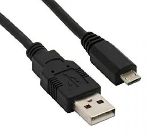 InLine 31705 - Micro-USB 2.0 Kabel, USB-A Stecker an Micro-B Stecker, schwarz, 0,5m