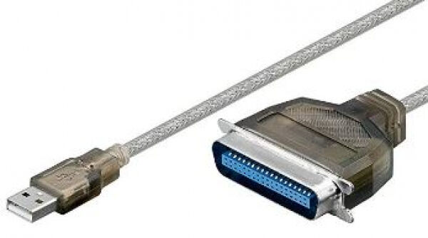 goobay Kabel Drucker USB-Parallel - 1,5 m