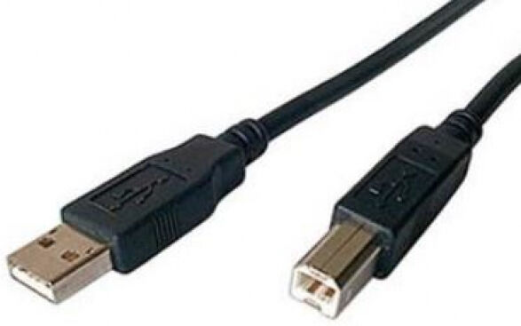 Sharkoon Kabel USB2.0 A-B Schwarz 1,0m