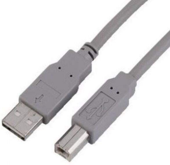 Sharkoon Kabel USB2.0 A-B Grau 1,0m