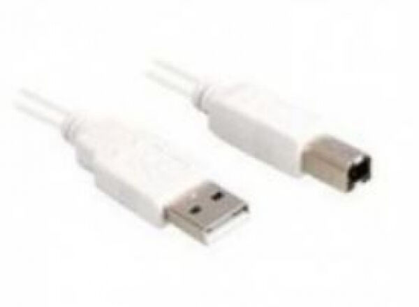Sharkoon Kabel USB2.0 A-B Weiss 0,5m