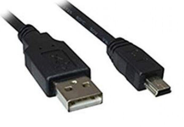 Sharkoon USB2.0 A-B Mini Schwarz 0,5m